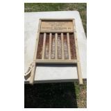 Washboard w/ Advertising Washboard w/ Advertising