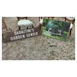 Sabattinis Garden Center Sign and Rolls Royce Sabattinis Garden Center Sign and Rolls Royce