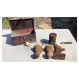 Box, Quaker State Oil Adan, skeleton keys, jack, Box, Quaker State Oil Adan, skeleton keys, jack,