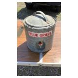 Galvanized Blue Grass Water Can Galvanized Blue Grass Water Can