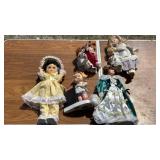 Porcelain Dolls, Campbell Soup Girl Porcelain Dolls, Campbell Soup Girl