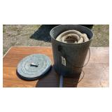 Rope and Galvanized Can Rope and Galvanized Can