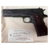 Colt, Super 38, 2nd Model, .38 Cal, S/n 45485 Colt, Super 38, 2nd Model, .38 Cal, S/n 45485