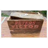 Peters Victors Wood Ammo Box Peters Victors Wood Ammo Box