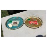 Budweiser Beer Tray, Schlitz Beer Tray Budweiser Beer Tray, Schlitz Beer Tray