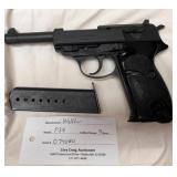Walther Model 38 Cal 9mm S/N 074080 Walther Model 38 Cal 9mm S/N 074080