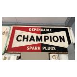 Dependable Champion Spark Plug metal 3' x 18' Dependable Champion Spark Plug metal 3' x 18'