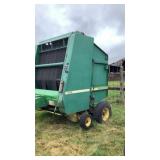 John Deere 530 Round Baler, w/ Monitor, 5x6 Bale