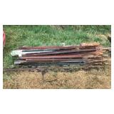 (40) Steel T Post, (4) Plastic Post, Majority 6ï¿½