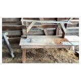 Wood bench, Wood Table