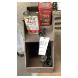 Shelf, Hole Saws & misc