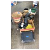 Apple Basket, flower Pots, Etc