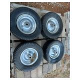 Tires & Wheels, New, 16x6.50-8, Set of (4)