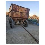 Older gravity wagon W/Heavy duty running gear.