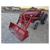 IH 300 utility W/Loader and 3pt. Blade. Runs good,