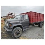 1978 GMC 6500 grain truck W/Midwest bed, runs good