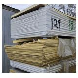 (40) sheets of 1/2" and 2" BP Iso insulation