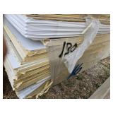 (50) sheets of 3/4" and 1" foil Iso insulation