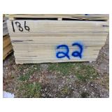 (32) sheets of 1/2" and 1 1/2" foil Iso insulation