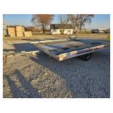 8 1/2 x 10ft. Aluminum snowmobile tilt trailer.ï¿½ (