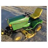 JD 445 W/54"deck deck, starts and runs good,ï¿½ fuel