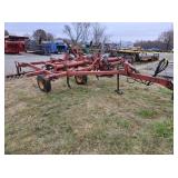 Massey Ferguson 11 shank chisel plow W/Harrow.