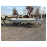1982 Fisher Marine W/ 1983 35 Evinrude Motor NEW