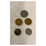 Foreign Coins (5)