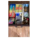 Candles, Table cloths, misc Remotes etc