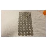 50 Washington Silver Quarters