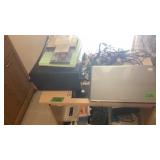 HP Laptop wide screen, Kodak printer, carrying