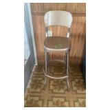 Stool w/back, 24ï¿½ tall to seat