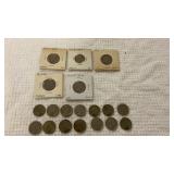 19 Indian Head Nickels