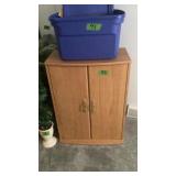 Tape cabinet, with assorted miscellaneous VHS