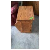 Side Table With Magazine Rack