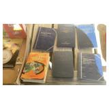 Coin books, assorted items