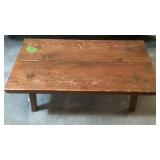 Wood table 36ï¿½ L x 18 1/4ï¿½ w x 16ï¿½ T