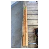 Vintage yard sticks