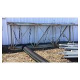 Pallet Rack Tear Drop Upright (3)12ftx4ft