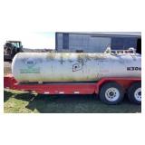 Propane/Liquid Tank, 1,000+ Gal., data tag, valve,
