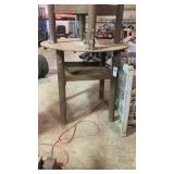 Metal Table 48 inches wide, 43 inches tall, 1/2