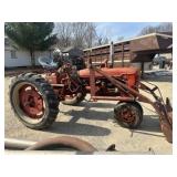 Farmall C With Loader S/N 53295