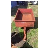 Load Hog Lawn Cart, dump bed, single axle,