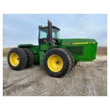1990 John Deere 8760, 7533 hrs, 20.8 tires, bareba