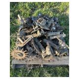 Yetter Trash Wheels, (12), on JD 7000 Brackets