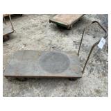 HEAVY DUTY FLAT DOLLY ON CASTERS
