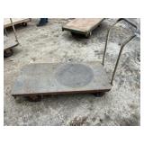 HEAVY DUTY FLAT DOLLY ON CASTERS