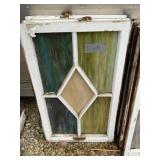 Stained Glass Window, old, some might need a