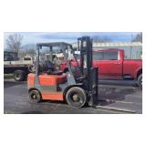 Tailift 5000 LBS, 3 Stage, pneumatic Tires, Side