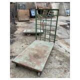 HEAVY DUTY FLAT DOLLY ON CASTERS